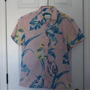 AMERICAN EAGLE Men’s Tropical Button Up Shirt
